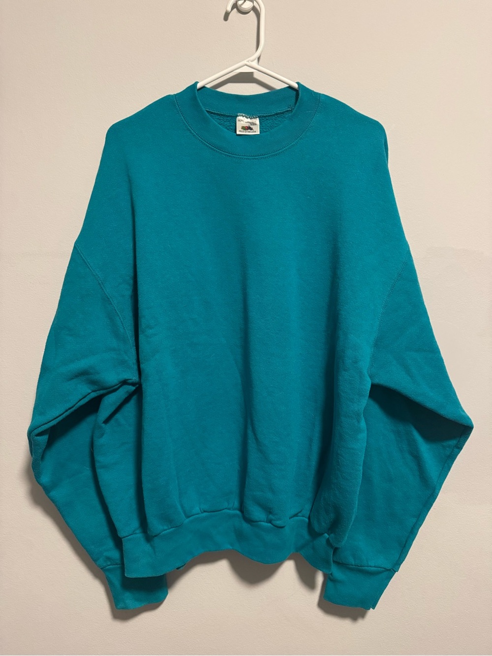 Fruit of the Loom Teal Crewneck Sweater